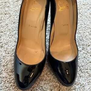 Christian Louboutin Black Patent Heels